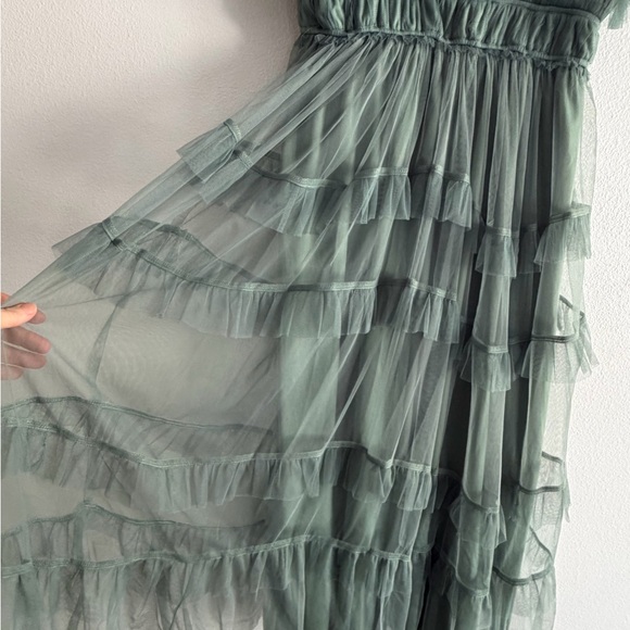 Polagram (Baltic Born) Spring Green Layered Maxi Dress - Picture 5 of 10